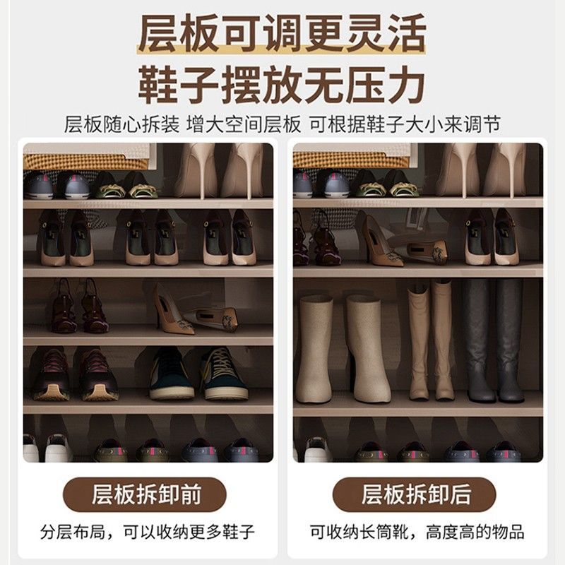 鞋櫃2025新款鞋櫃家用門口入戶收納大容量儲物櫃家用靠牆玄關鞋架