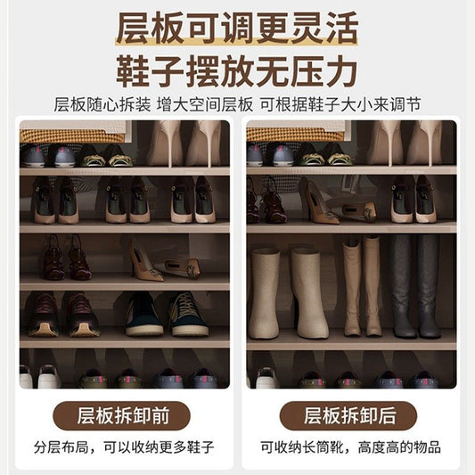 鞋櫃2025新款鞋櫃家用門口入戶收納大容量儲物櫃家用靠牆玄關鞋架