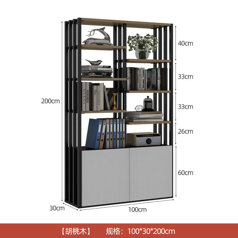 办公室隔断置物架落地餐厅围栏卡座栅栏玄关文件架铁艺屏风隔断柜