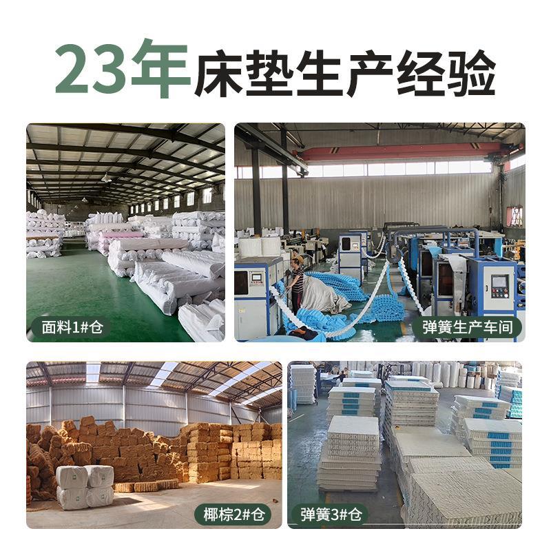 家用彈簧席夢思泰國乳膠捲包牀墊民宿乳膠柔軟彈簧壓縮牀墊子
