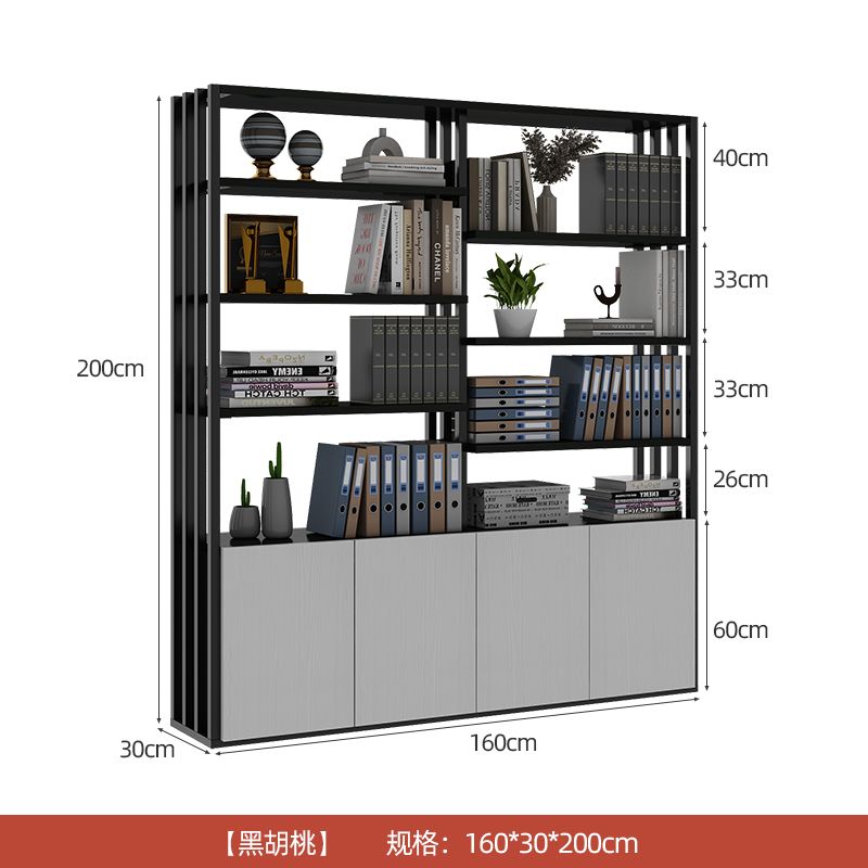 办公室隔断置物架落地餐厅围栏卡座栅栏玄关文件架铁艺屏风隔断柜