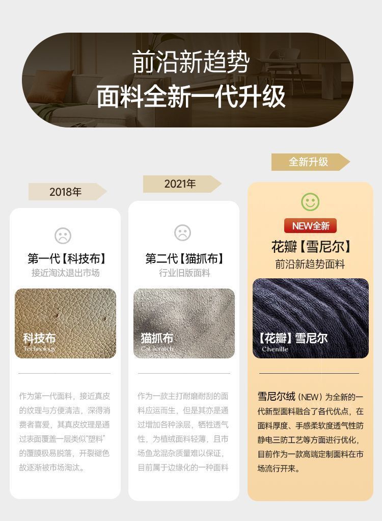 雲朵花苞泡芙大黑熊雪尼爾可全拆洗調節靠背坐深功能布藝雲朵沙發