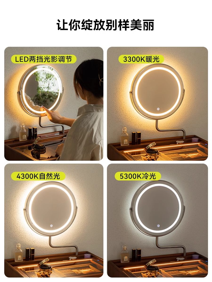 復古實木梳妝檯化妝桌小戶型現代簡約臥室牀頭北歐日式化妝臺