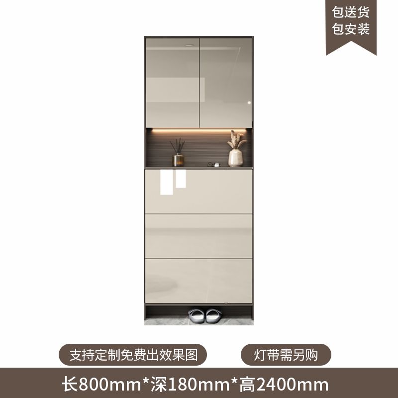 定製超薄鞋櫃家用門口18cm新款收納玄關櫃現代簡約門後翻鬥儲物櫃
