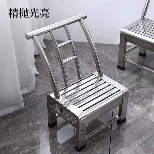 全无磁不锈钢餐椅防水防滑矮凳老人座椅工作操作椅子摘菜客厅浴室