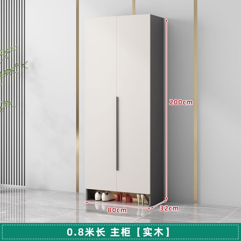 實木入戶鞋櫃玄關櫃家用門口儲物櫃樓道走廊大容量一體靠牆收納櫃