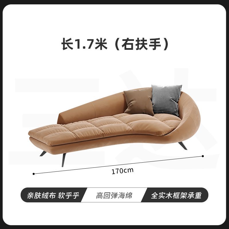 时尚贵妃椅沙发卧室小型轻奢酒店设计师客厅沙发躺椅2025新款沙发
