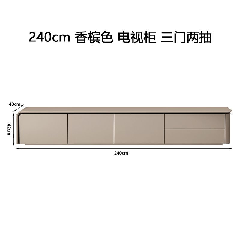 意式實木電視櫃茶几客廳落地式地櫃置物時尚多色可選可定製電視櫃