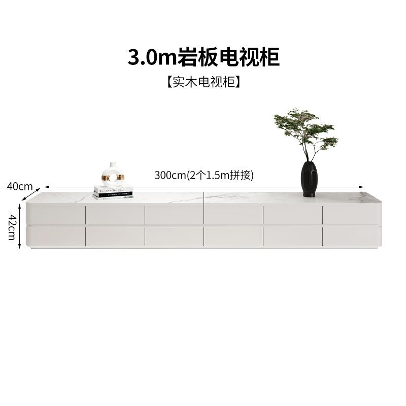 北歐現代雙層電視櫃意式整裝烤漆輕奢客廳網紅ins簡約收納組合櫃
