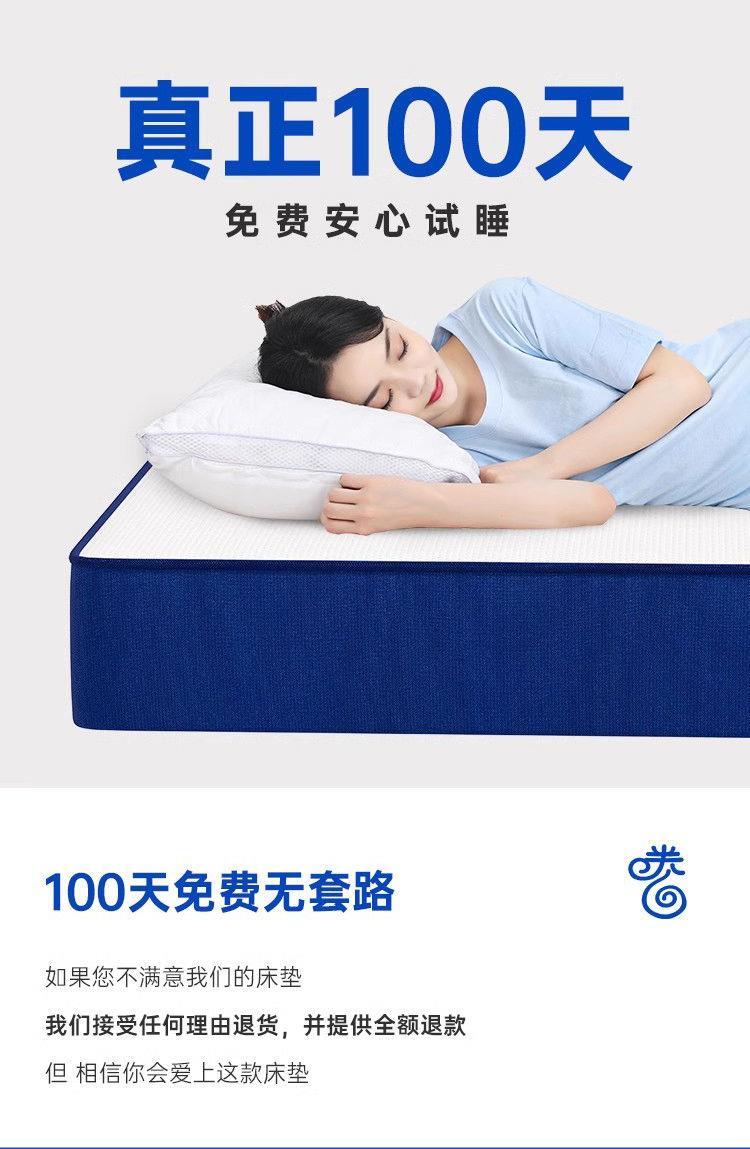 捲包壓縮牀墊軟墊席夢思記憶棉20cm獨立彈簧家用臥室盒子乳膠加厚