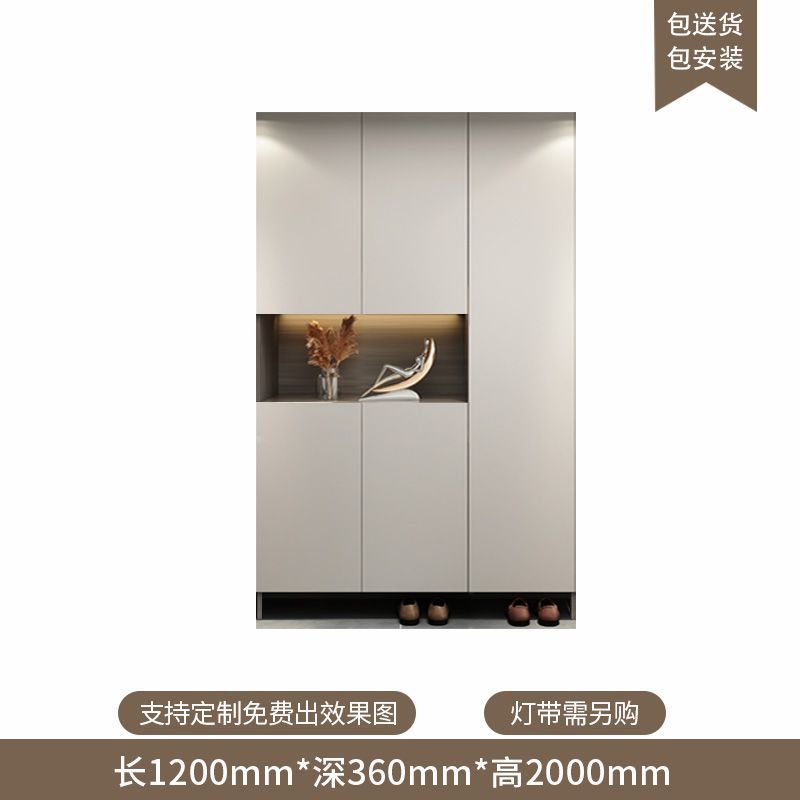 定製進門入戶鞋櫃家用門口一體坐凳靠牆大容量現代簡約玄關鞋櫃