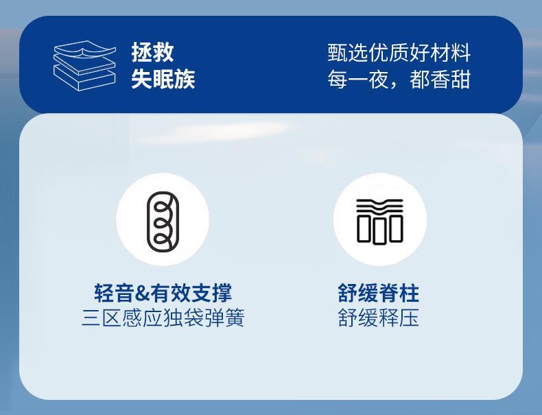 記憶棉乳膠獨立彈簧牀墊捲包壓縮盒子牀墊拆洗家用軟硬20公分棕墊
