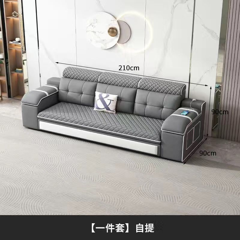 2025新款猫抓皮科技布沙发客厅简约大小户型多功能布艺沙发u型