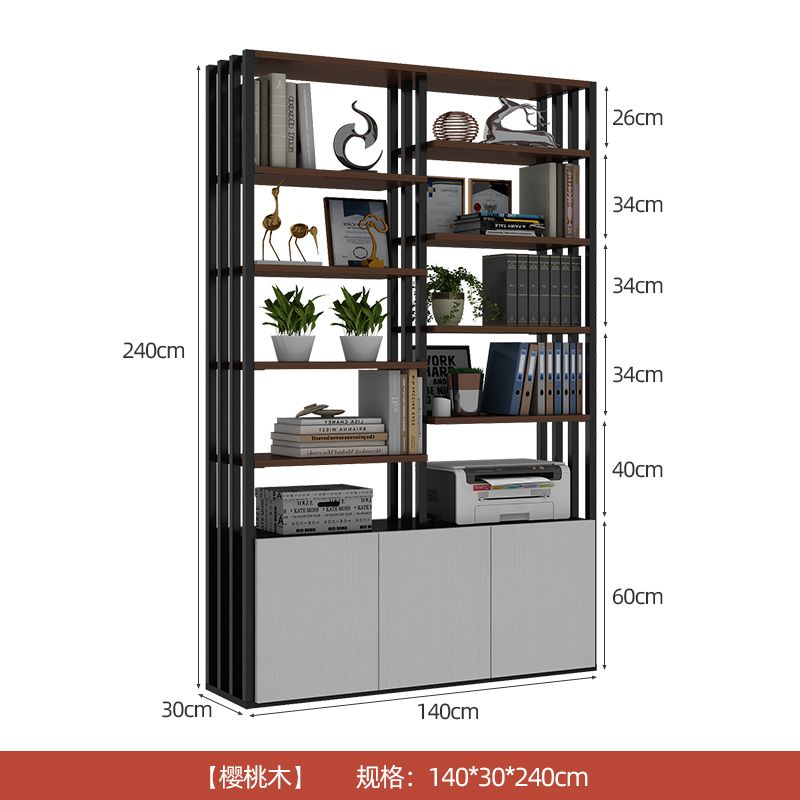 办公室隔断置物架落地餐厅围栏卡座栅栏玄关文件架铁艺屏风隔断柜