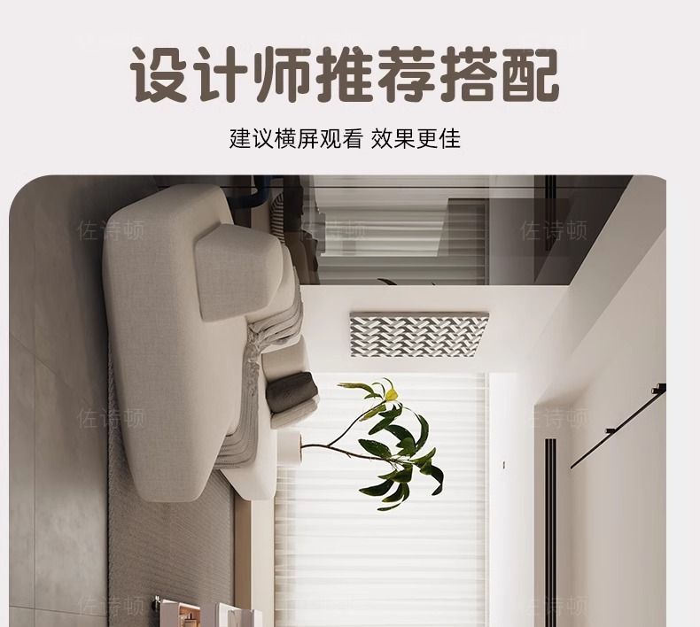 落地背景墙电视柜轻奢高级感岩板现代简客厅高级感网红组合地柜