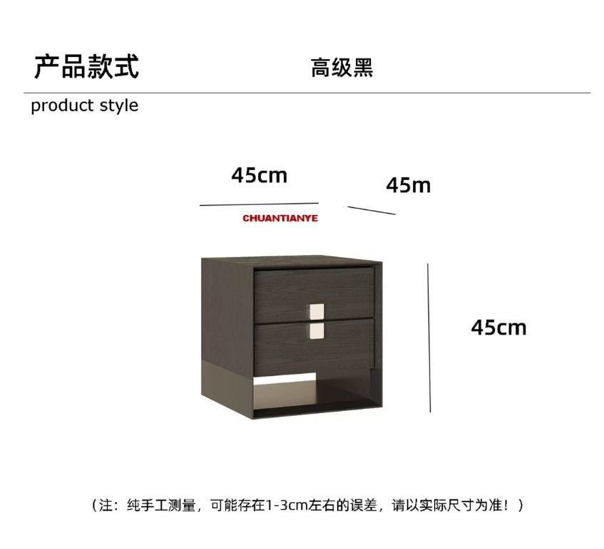全實木一體新款高級牀頭櫃家用臥室多層儲物櫃矮櫃小型牀邊收納櫃