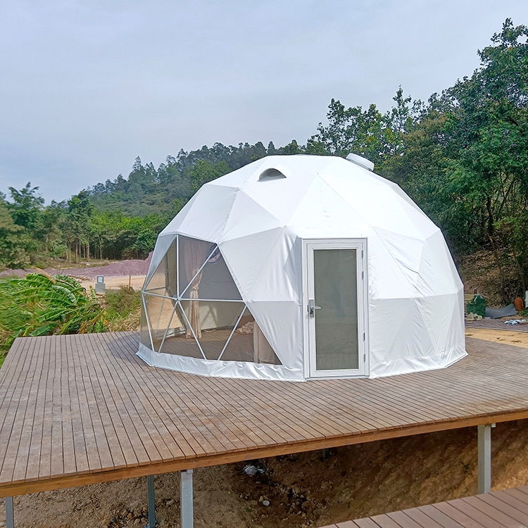 定制户外露营星空房营地星空帐篷半透明遮阳防雨网红球形民宿帐篷