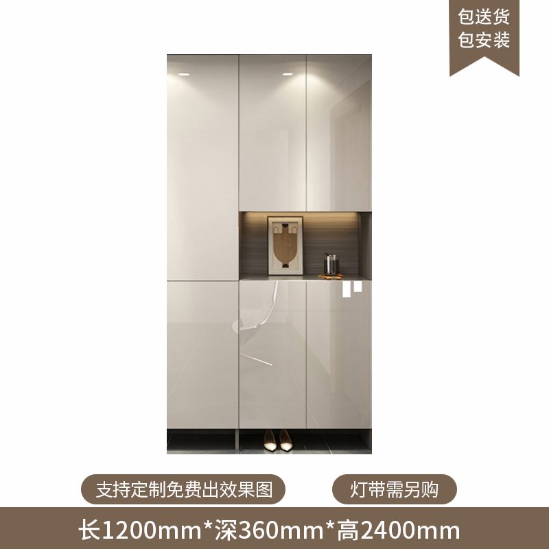 定製入戶玄關鞋櫃家用門口新款輕奢客廳隔斷櫃大容量多層儲物櫃