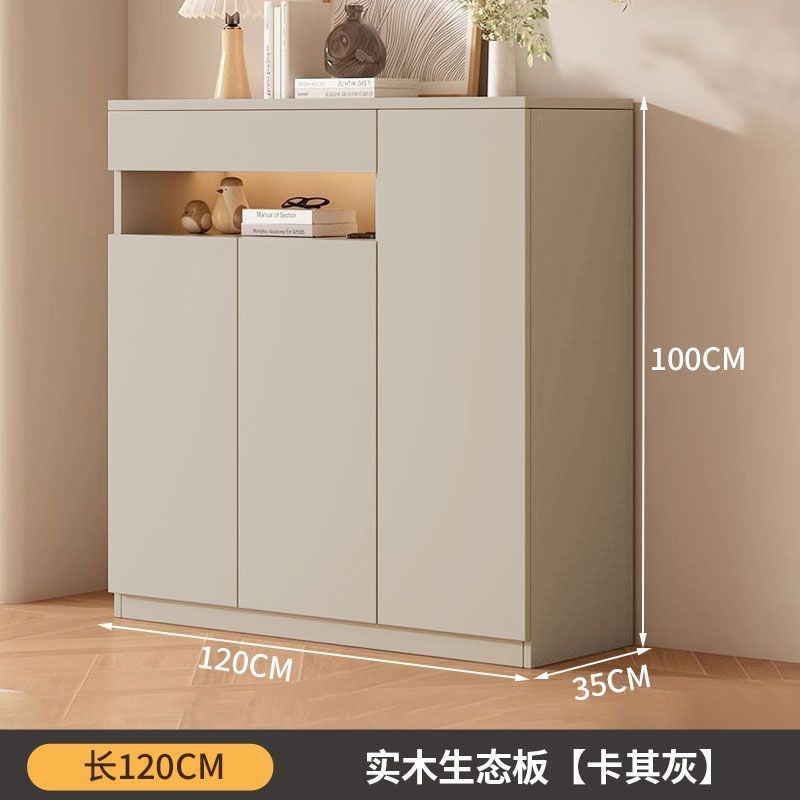 定製實木鞋櫃家用門口新款入戶大容量儲物櫃玄關收納陽臺多層鞋架