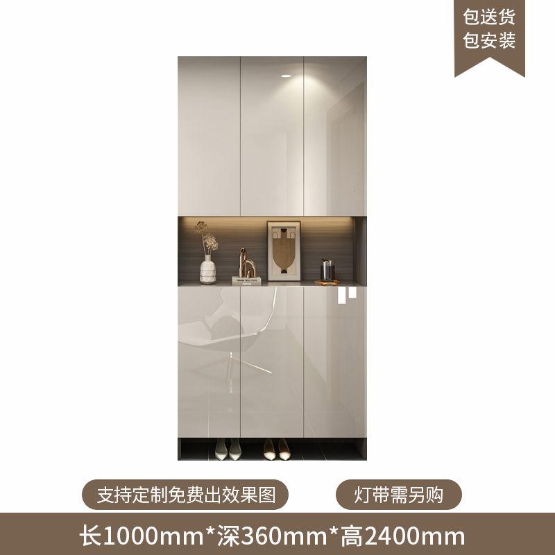 定製入戶玄關鞋櫃家用門口新款輕奢客廳隔斷櫃大容量多層儲物櫃