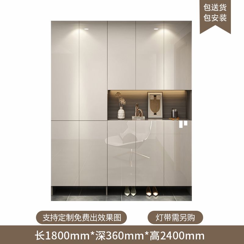 定製入戶玄關鞋櫃家用門口新款輕奢客廳隔斷櫃大容量多層儲物櫃