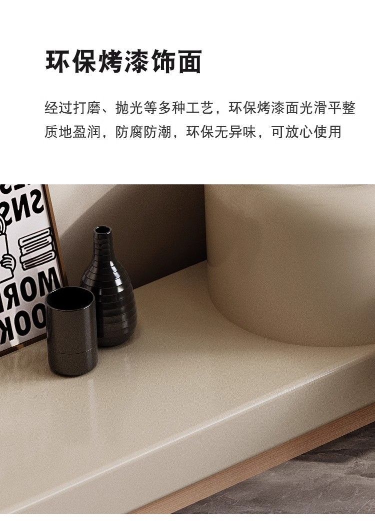 設計師推薦法式奶油高端實木組合茶几伸縮電視櫃客廳藝術款小戶型
