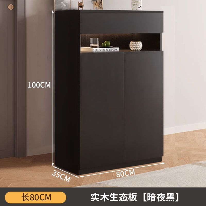 定製實木鞋櫃家用門口新款入戶大容量儲物櫃玄關收納陽臺多層鞋架