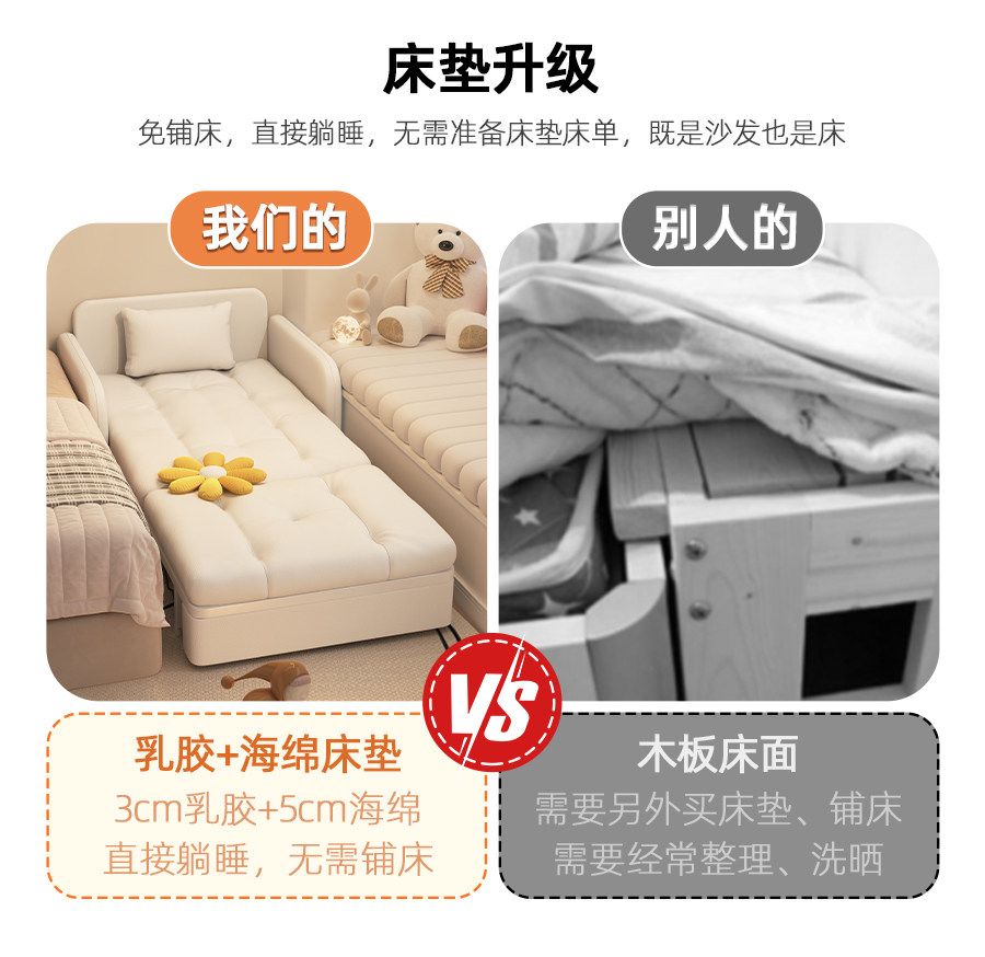 兒童拼接牀臥室牀邊擴寬神器加寬側邊軟包摺疊牀鐵藝拼接大人可睡