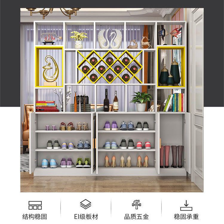 酒柜客厅家用隔断柜厨房靠墙落地储物柜子鞋柜玄关柜简约现代欧式