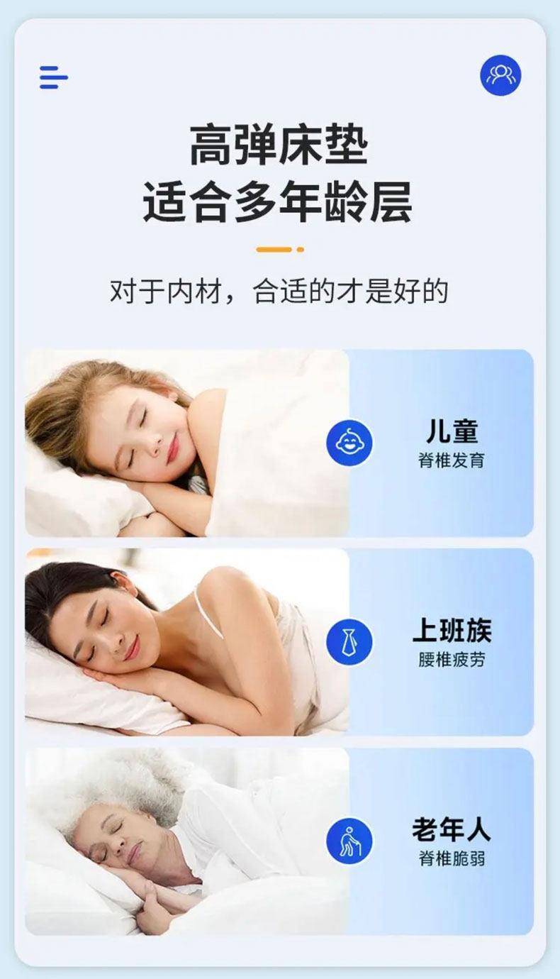全拆式記憶棉乳膠3D牀墊壓縮捲包獨立袋彈簧席夢思家用軟牀墊護脊