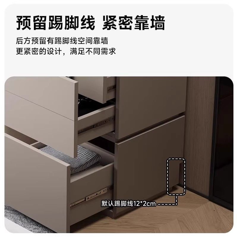 牀頭實木化妝桌梳妝檯2025新款小戶型現代臥室簡約鬥櫃收納櫃一體