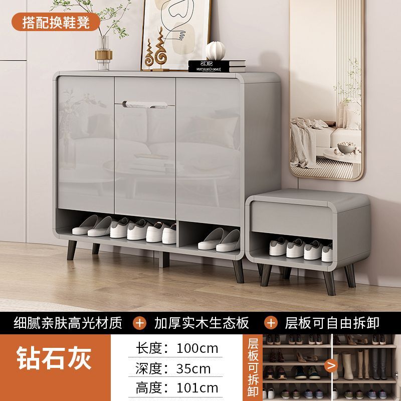 鞋櫃2025新款鞋櫃家用門口入戶收納大容量儲物櫃家用靠牆玄關鞋架