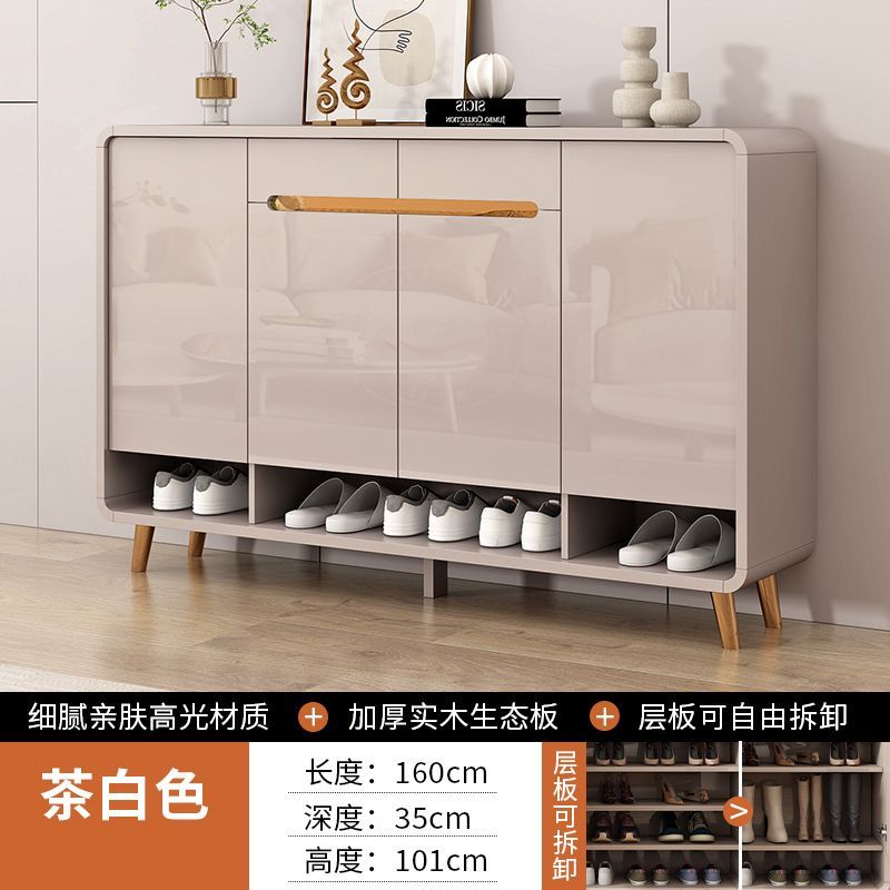鞋櫃2025新款鞋櫃家用門口入戶收納大容量儲物櫃家用靠牆玄關鞋架