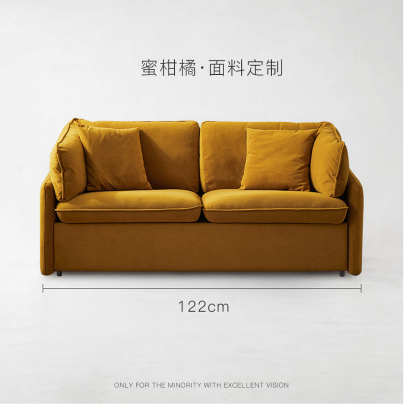 卡沙曼可折叠高端沙发床两用多功能双人轻奢耐用客厅床垫高级书房