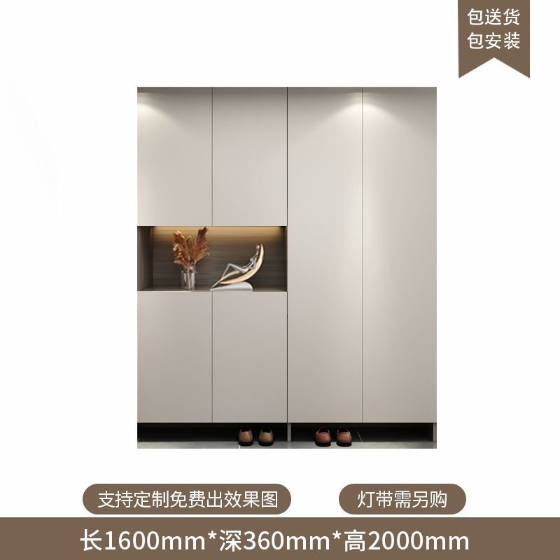 定製進門入戶鞋櫃家用門口一體坐凳靠牆大容量現代簡約玄關鞋櫃