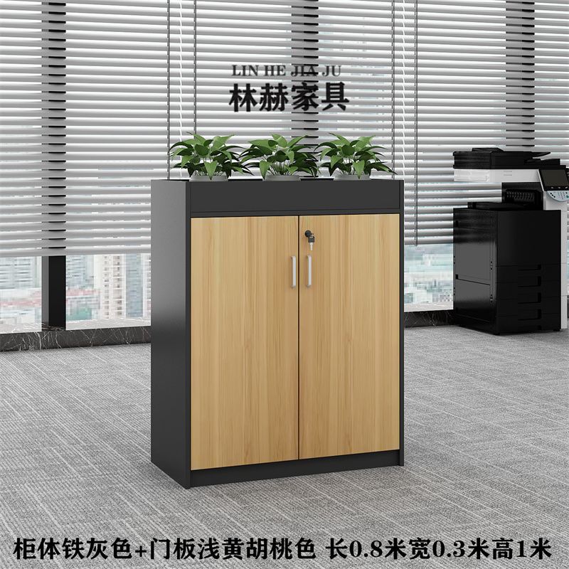 深圳可定做简约现代花槽柜矮柜文件资料柜工厂隔断办公室隔断柜