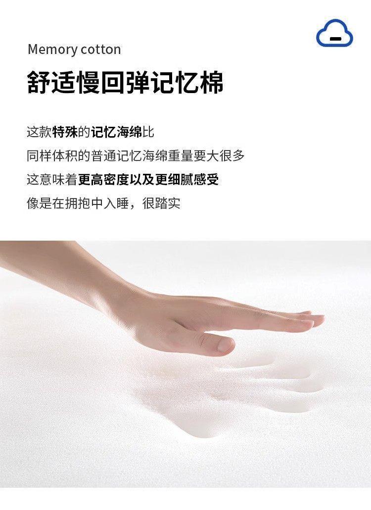 新品家用記憶牀墊軟墊盒子藍色牀墊乳膠牀墊彈簧席夢思棉卷包椰棕