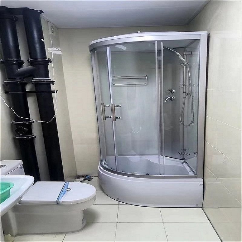 淋浴房浴缸家用洗澡间弧形卫生间浴缸淋浴二合一整体淋浴房包邮