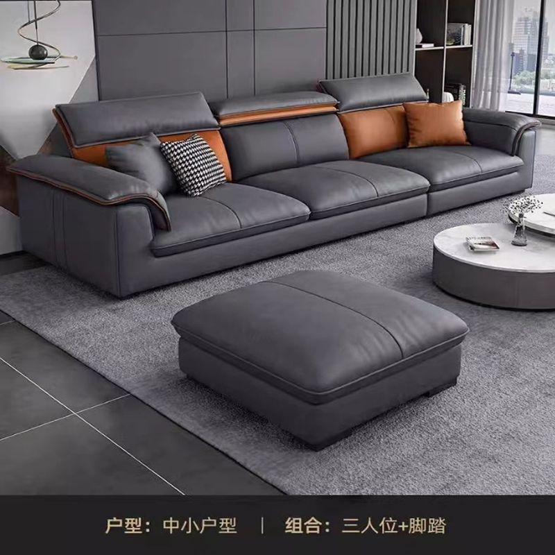 輕奢免洗科技布沙發大小戶型客廳沙發現代簡約 L型貴妃直排沙發