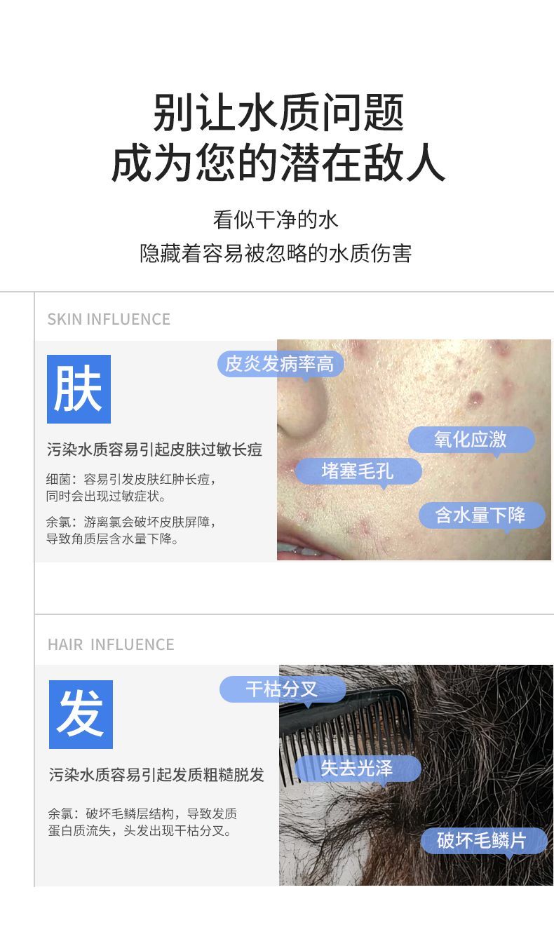 MorningRain抑菌過濾花灑淨水淋浴頭噴頭銀離子除氯器手持蓮蓬頭