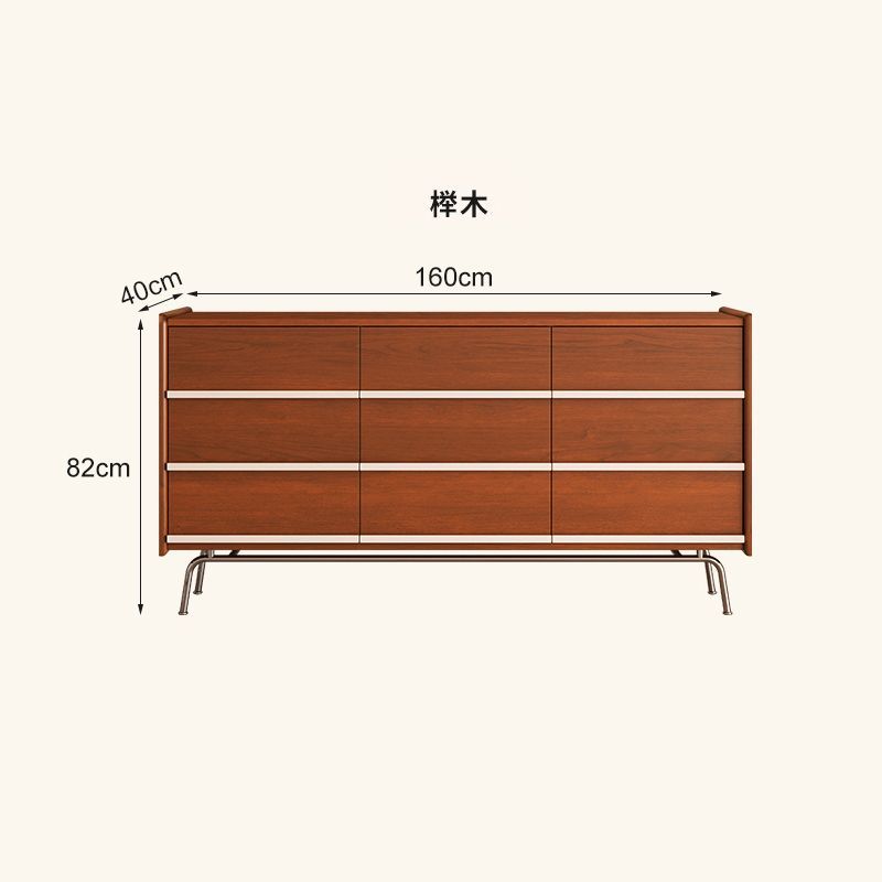 中古風實木電視櫃北歐客廳家用收納小戶型現代簡約置物電視機櫃