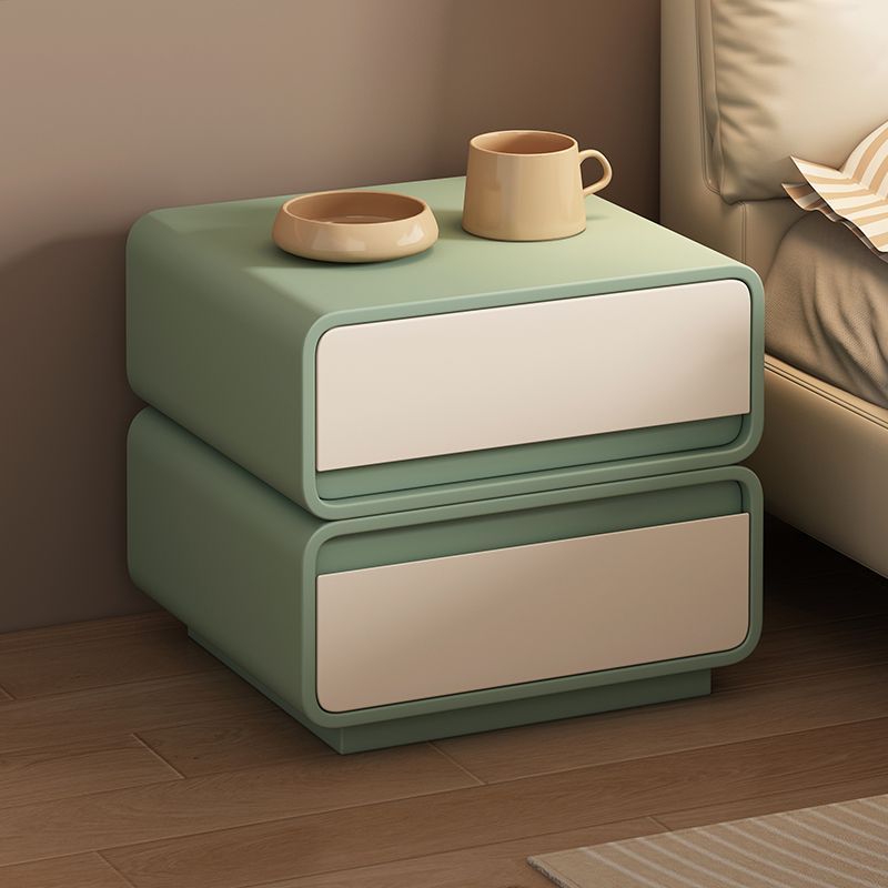 全實木牀頭櫃簡約現代輕奢高級感臥室意式極簡兒童奶油風牀邊櫃