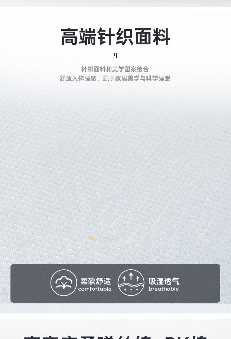 捲包盒子牀墊超軟席夢思藍色
