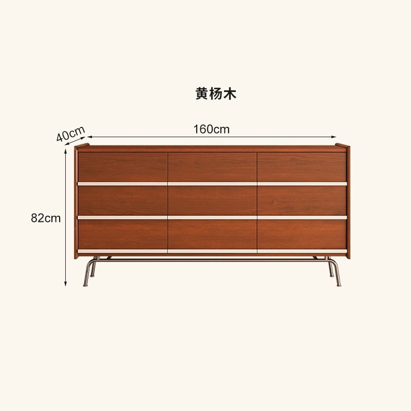 中古風實木電視櫃北歐客廳家用收納小戶型現代簡約置物電視機櫃