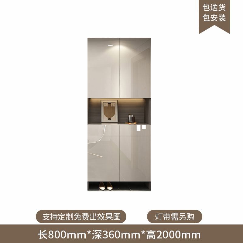定製入戶玄關鞋櫃家用門口新款輕奢客廳隔斷櫃大容量多層儲物櫃