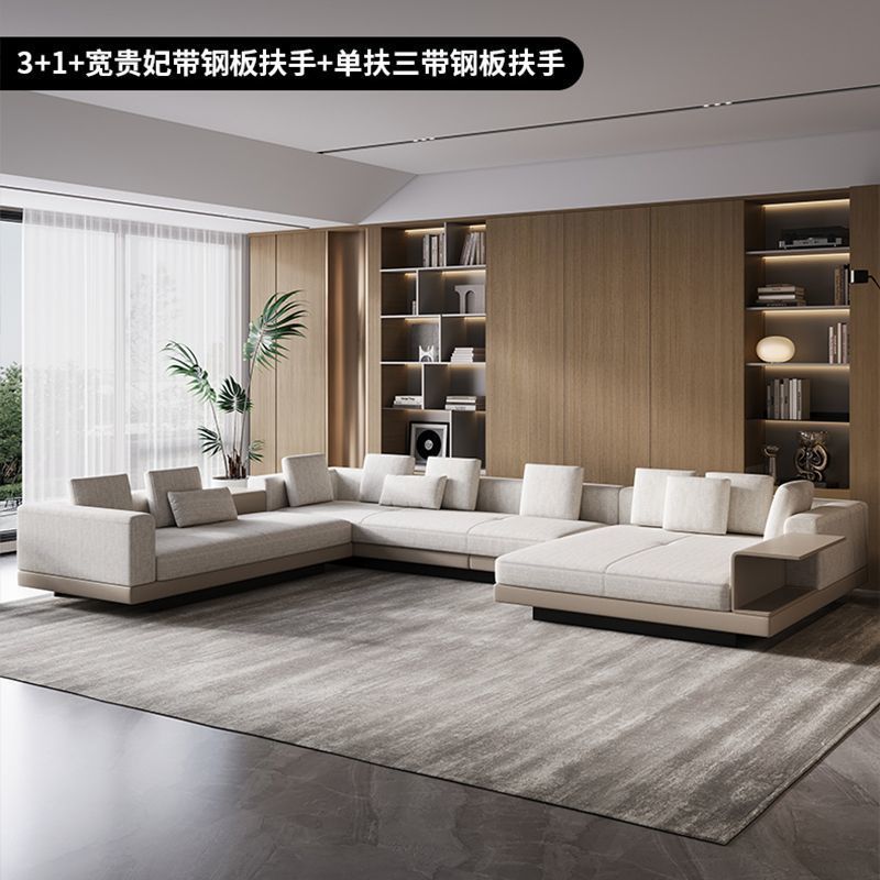 康纳利布艺沙发简约现代意式极简高级家用大小户型客厅转角组合