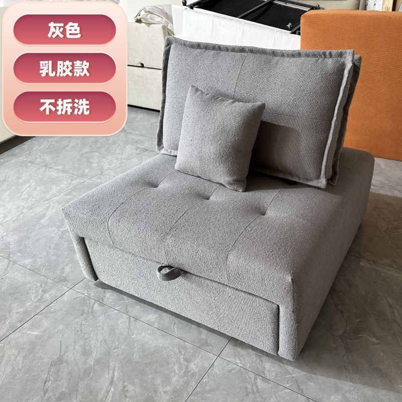家用小沙发床单人折叠床小户型折叠可躺伸缩式客厅贵妃椅布艺沙发