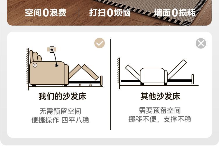 真皮沙發牀一體兩用可摺疊儲物現代簡約免洗小戶型客廳多功能沙發