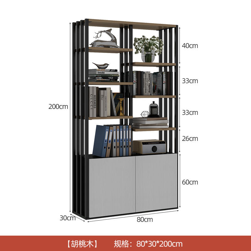 办公室隔断置物架落地餐厅围栏卡座栅栏玄关文件架铁艺屏风隔断柜