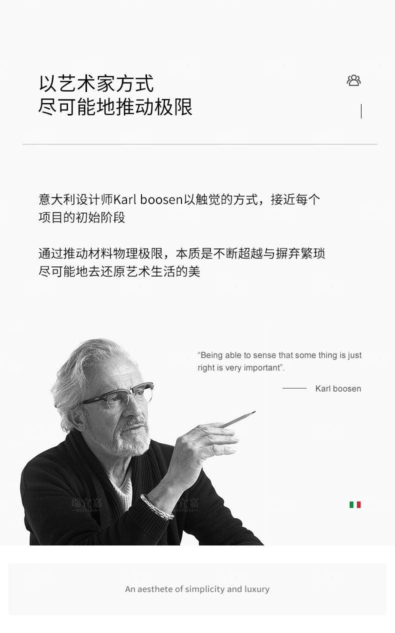 現代簡約巖板茶几大小組合創意電視櫃客廳家用意式輕奢奶油風茶桌